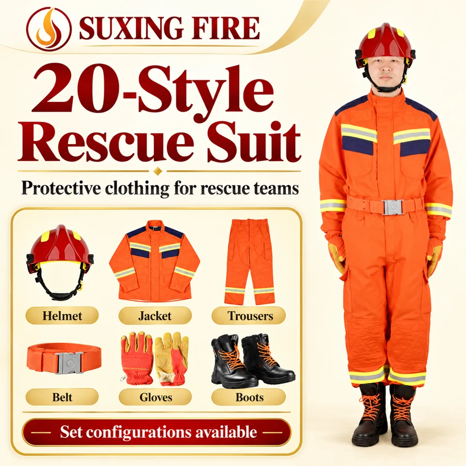 20-Style Rescue Suit Equipment Collection