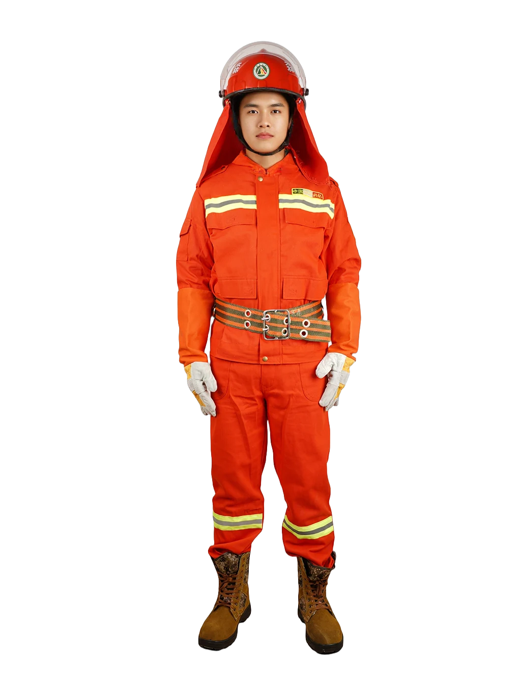 Forest Firefighting Protective Outfit Wearable Set
