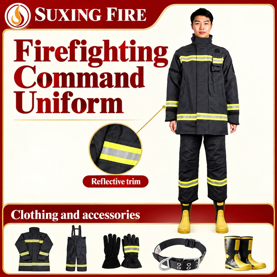 Firefighting Command Uniform Equipment Collection