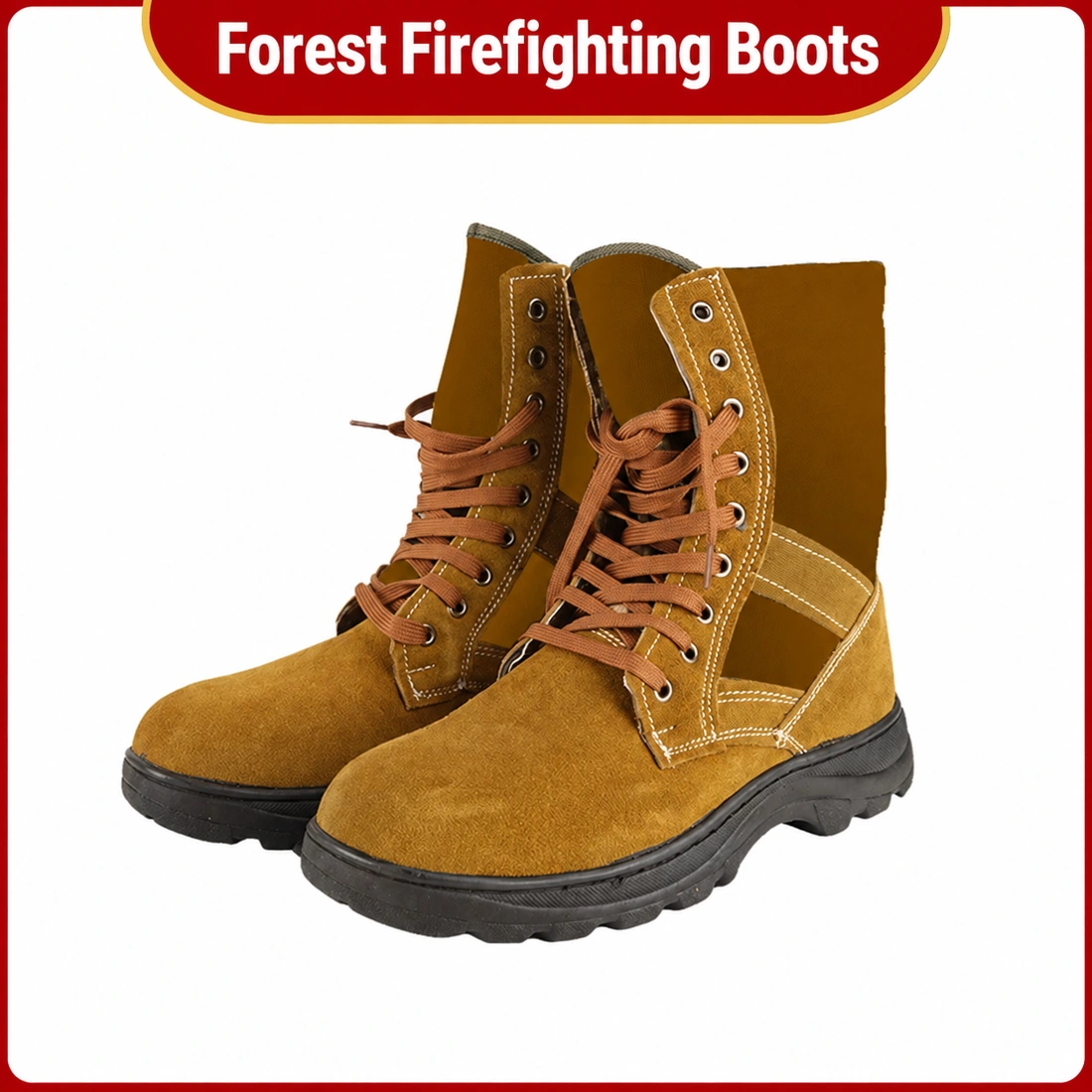 Forest Firefighting Boots Lace-Up Style